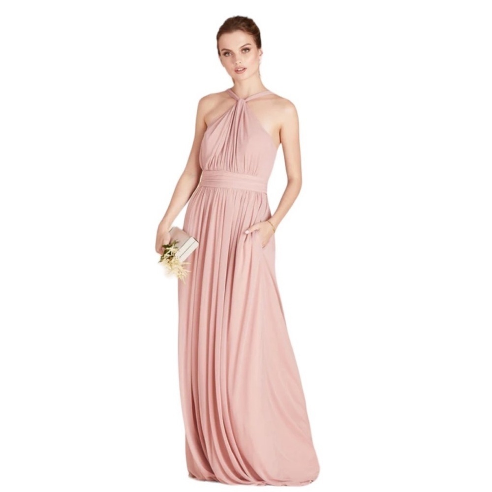NWT Birdy Grey Kiko Dress in Mesh Rose Quartz